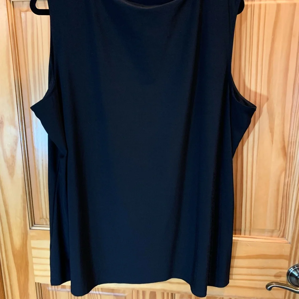 Jones Studio Black Sleeveless Blouse - Picture 7 of 7